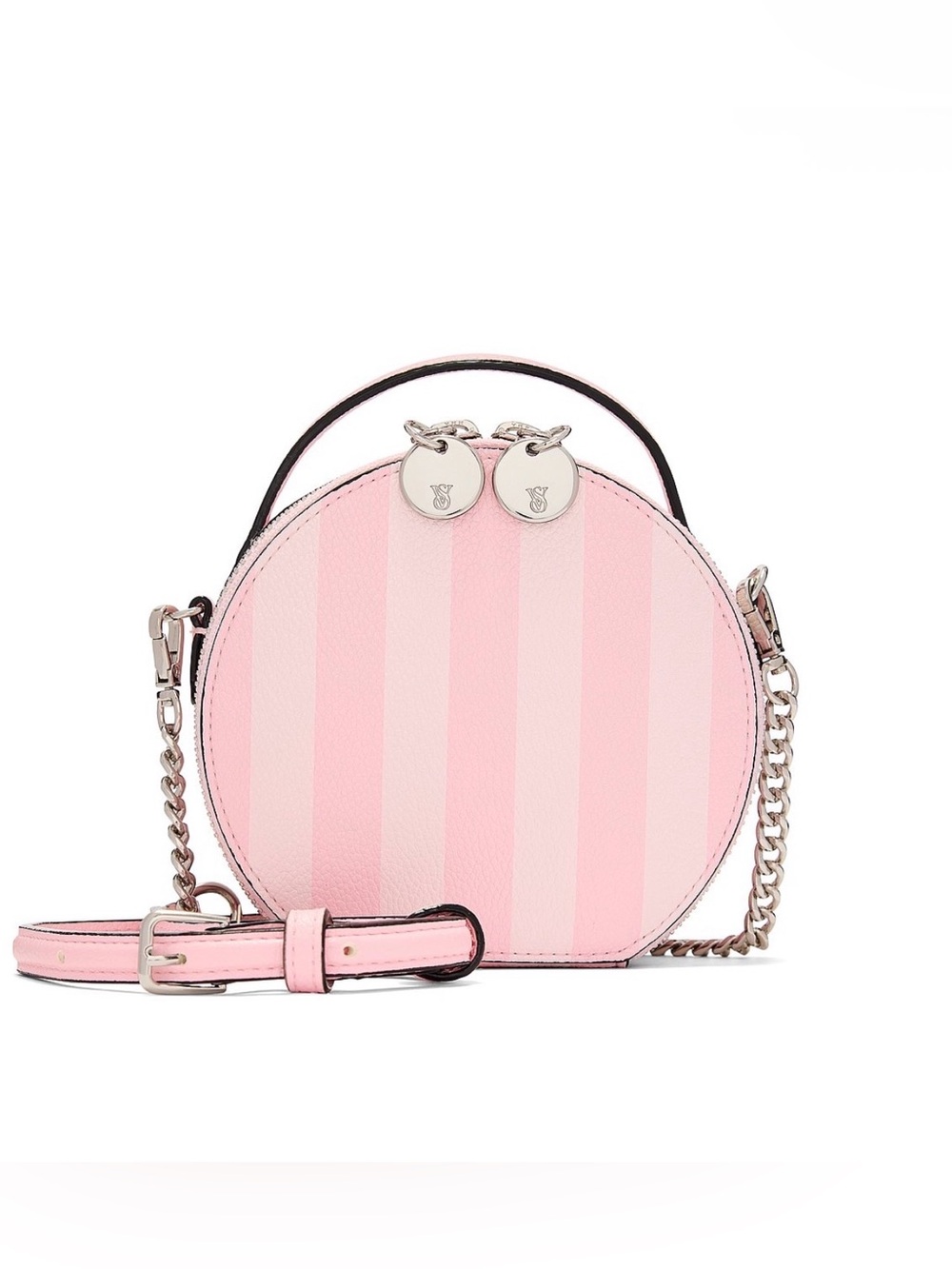 Victoria Secret’s Heritage Stripe Hat Box Crossbody Bag